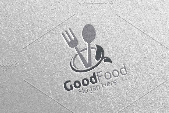 Good Food Logo Restaurant or Cafe 56 in Logo Templates - product preview 4