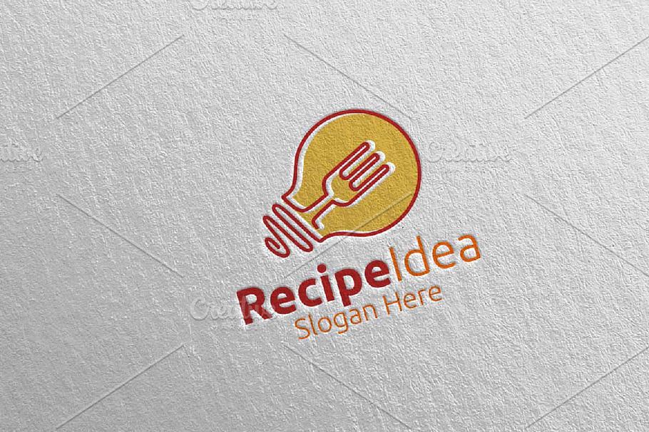 Recipe Idea Food Logo Restaurant 60 in Logo Templates - product preview 8