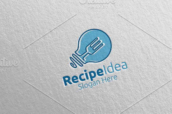 Recipe Idea Food Logo Restaurant 60 in Logo Templates - product preview 3