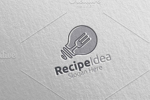 Recipe Idea Food Logo Restaurant 60 in Logo Templates - product preview 4