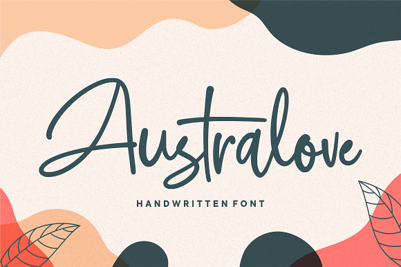 Australove - Modern Handwritten in Script Fonts - product preview 15