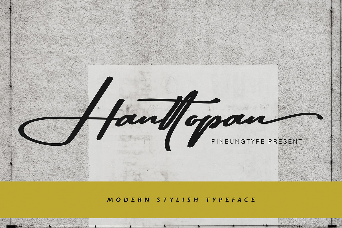 Hanttopan in Script Fonts - product preview 8