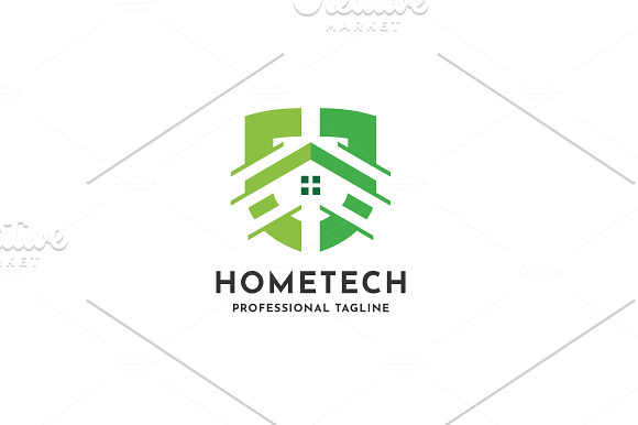 Home Technology Logo in Logo Templates - product preview 2