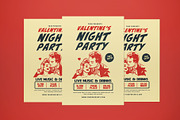 Valentine's Night Party Flyer