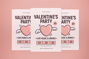 Valentine's Party Flyer