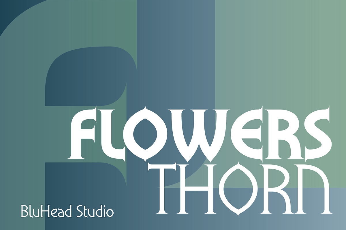 Flowers Thorn in Serif Fonts - product preview 8