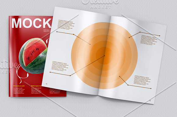 A5 Brochure Mockup in Print Mockups - product preview 3