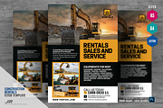 Construction Sales and Rentals Flyer