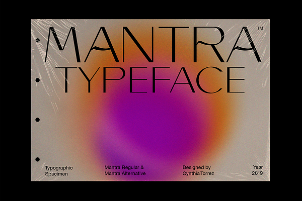 Mantra Typeface #mantratype