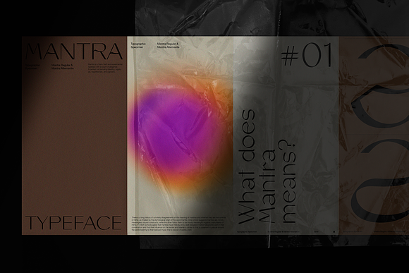 Mantra Typeface #mantratype in Display Fonts - product preview 3