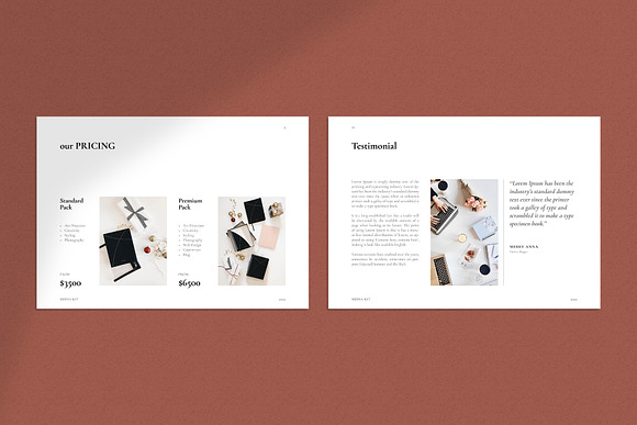 Media Kit Template in Magazine Templates - product preview 4