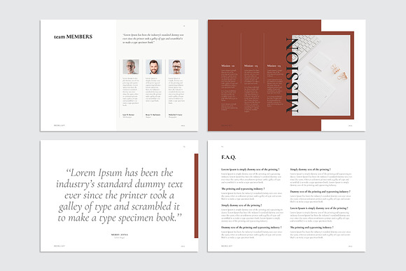 Media Kit Template in Magazine Templates - product preview 5