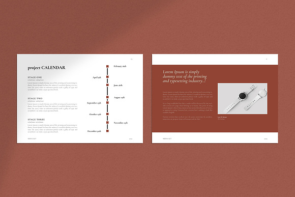 Media Kit Template in Magazine Templates - product preview 6
