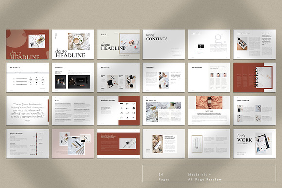 Media Kit Template in Magazine Templates - product preview 9