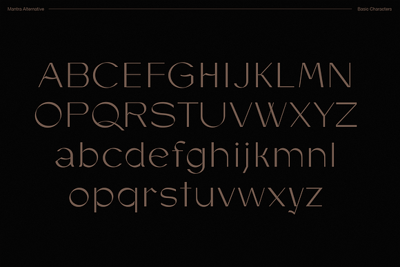 Mantra Typeface #mantratype in Display Fonts - product preview 5