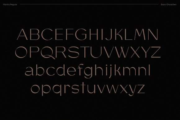Mantra Typeface #mantratype in Display Fonts - product preview 6