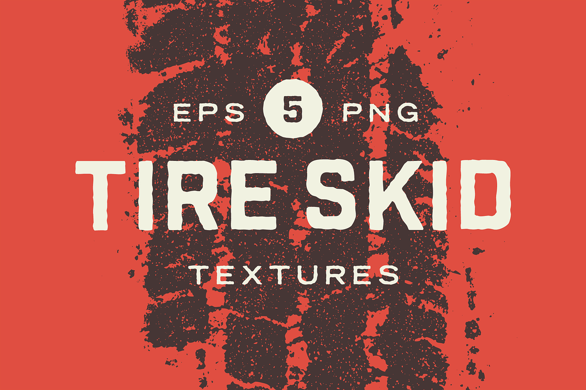 Tire Skid Mark Vectors in Textures - product preview 8
