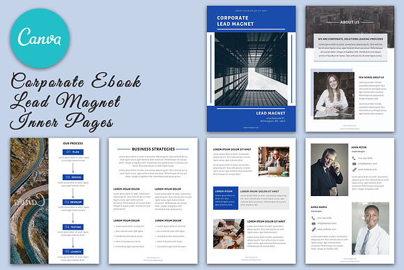 5 Magazine & Ebook Canva Bundle in Magazine Templates - product preview 3