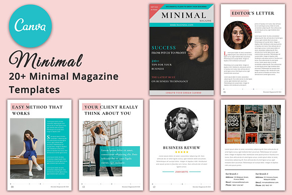 5 Magazine & Ebook Canva Bundle in Magazine Templates - product preview 4