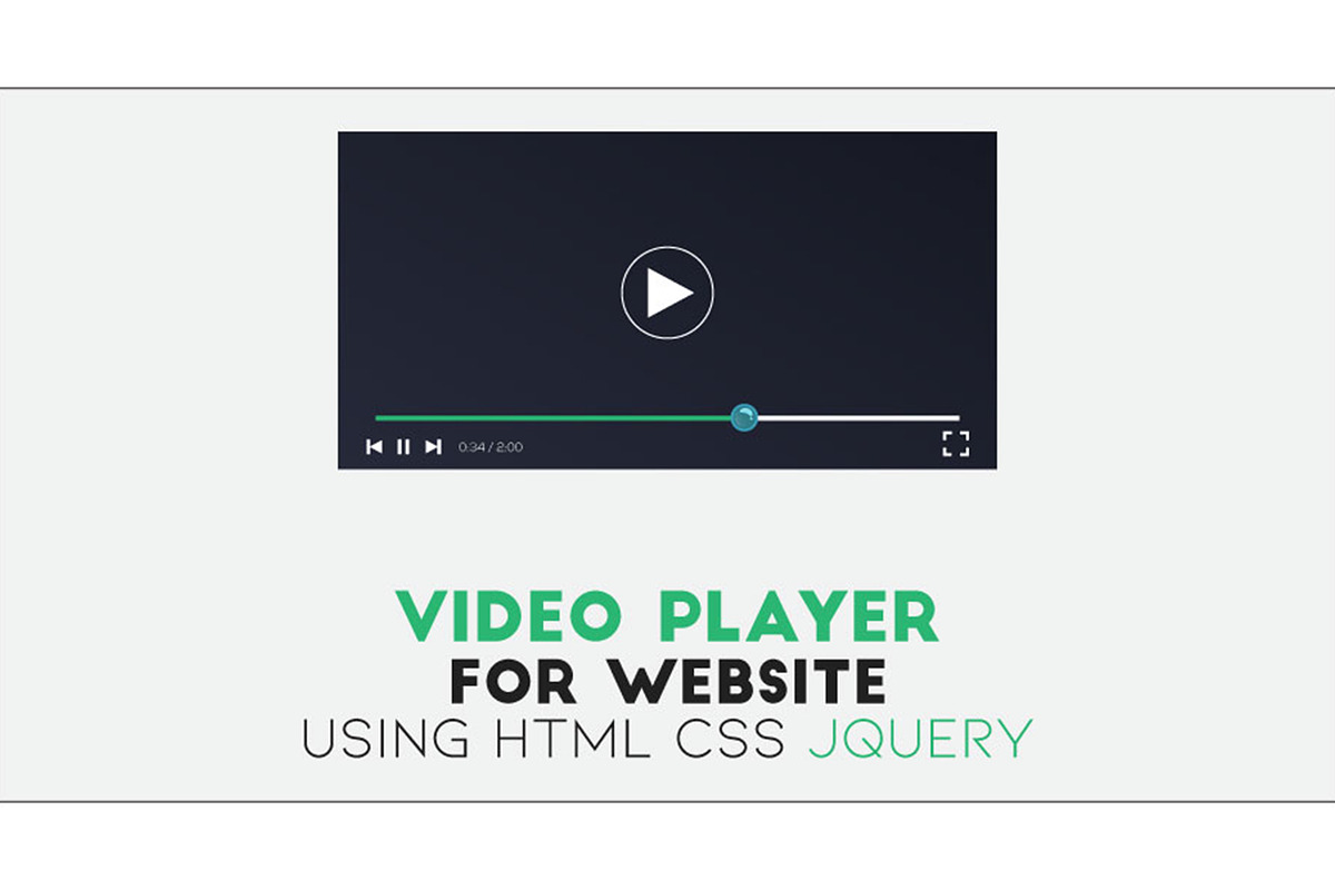 Video Player Using HTML CSS jQuery in HTML/CSS Themes - product preview 8