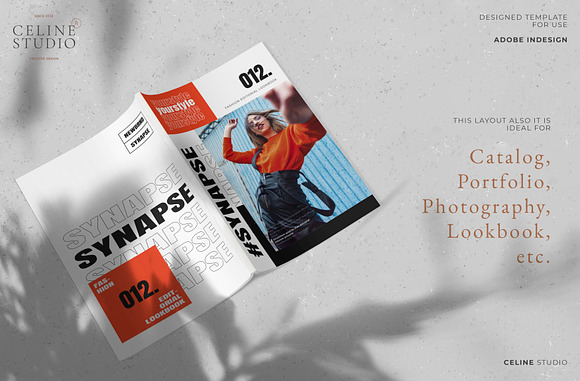 SYNAPSE Fashion Editorial Lookbook in Magazine Templates - product preview 1