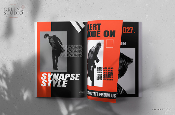 SYNAPSE Fashion Editorial Lookbook in Magazine Templates - product preview 4