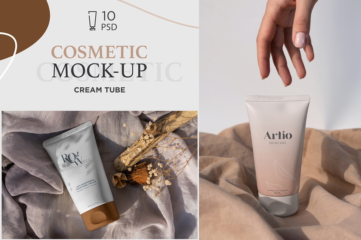 Cosmetic Tube Mock-Up's 10 PSD in Product Mockups - product preview 8