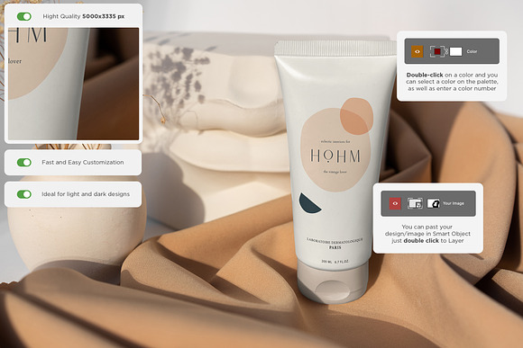 Cosmetic Tube Mock-Up's 10 PSD in Product Mockups - product preview 1