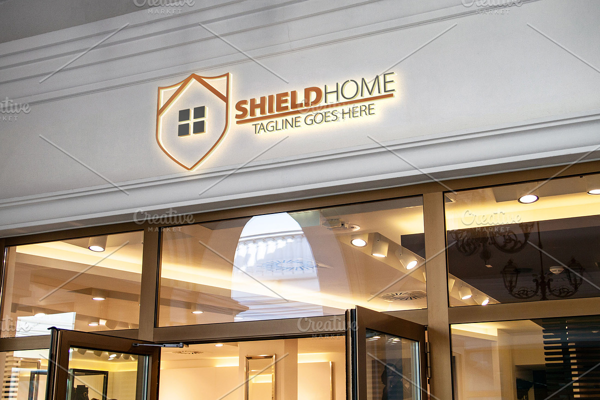 Home Shield Logo in Logo Templates - product preview 8