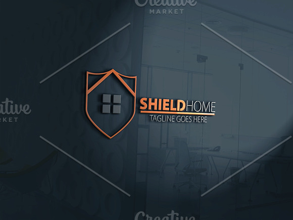 Home Shield Logo in Logo Templates - product preview 2