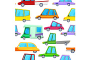 Cartoon cars children vector