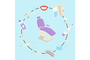 Dental medical care tools and