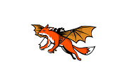 Flying Fox Mechanical Wings Mascot