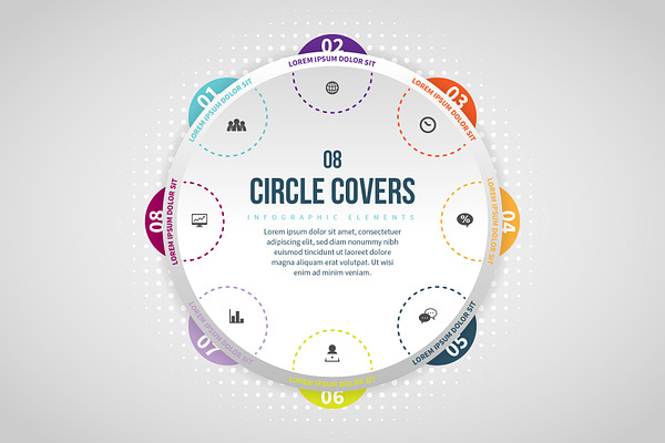 Circle 8 Covers Infographic
