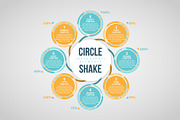 Circle Shake Infographic