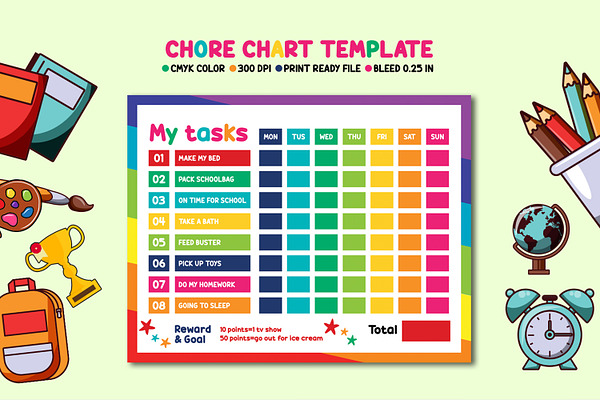 Chore Chart Template V01
