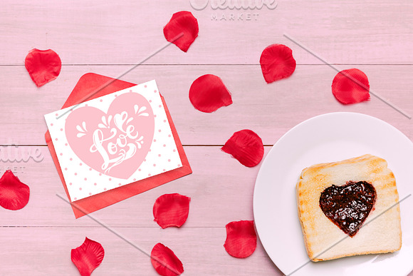Love Set in Postcard Templates - product preview 3