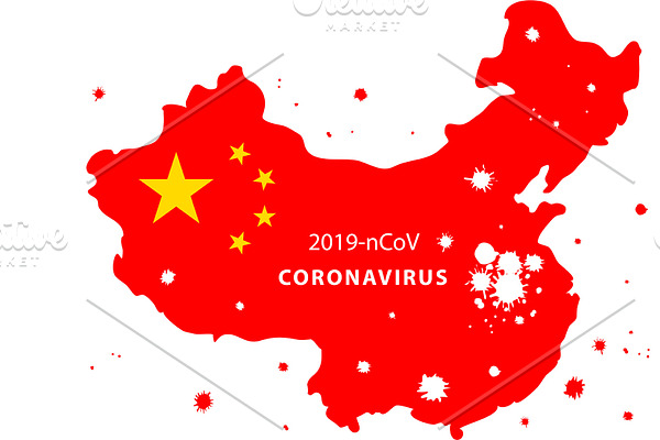 china coronavirus infographic vector