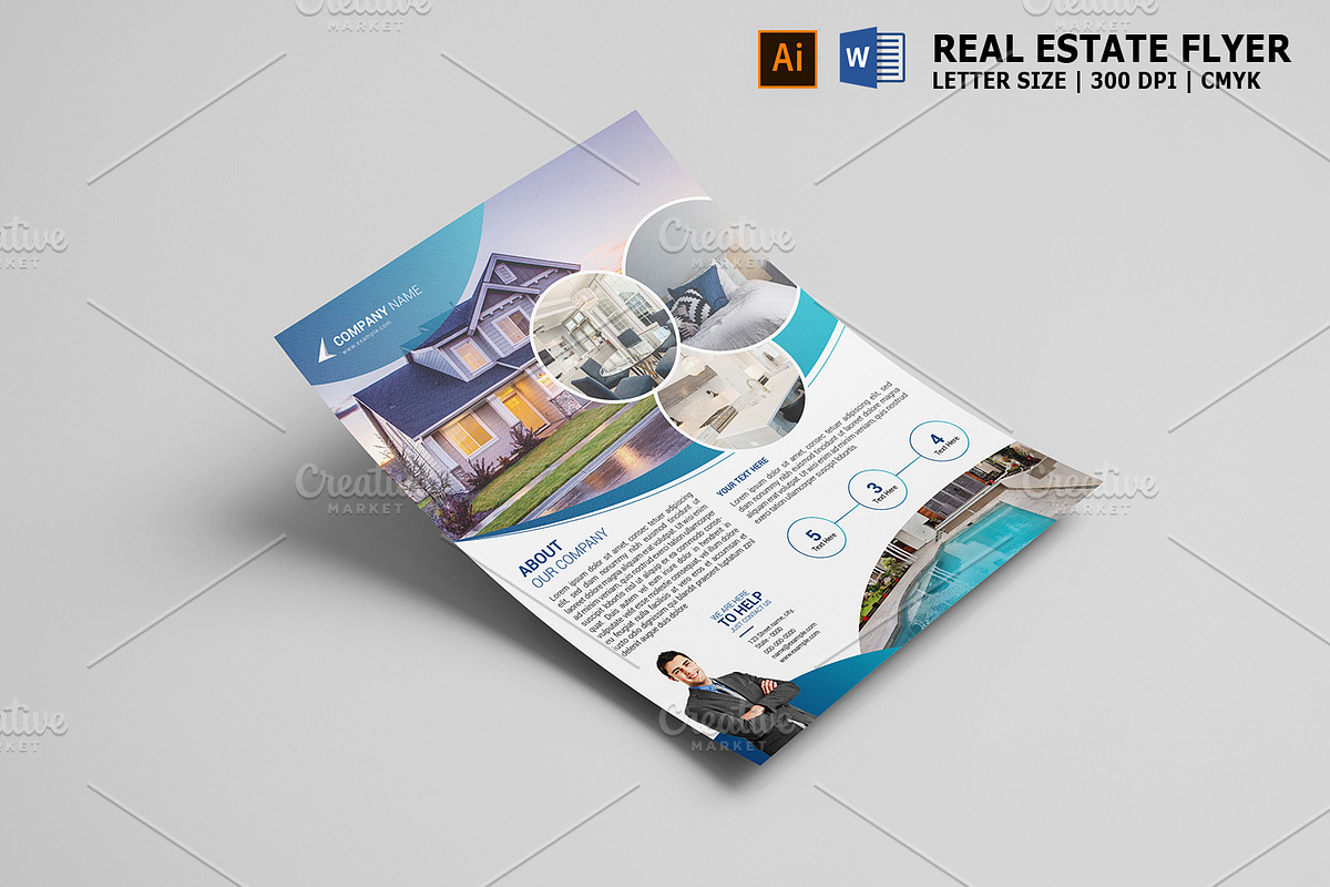 Real Estate Flyer V1160 in Flyer Templates - product preview 8