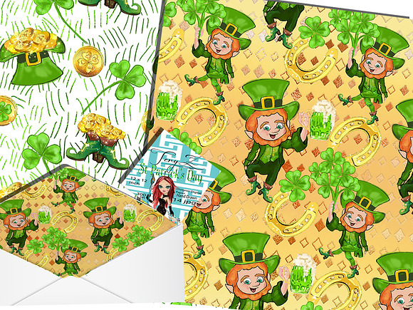 St Patrick's Day paper in Patterns - product preview 4