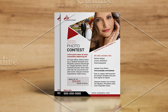 Photo Contest Flyer V02 in Flyer Templates - product preview 1
