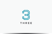 Three 3 Logo