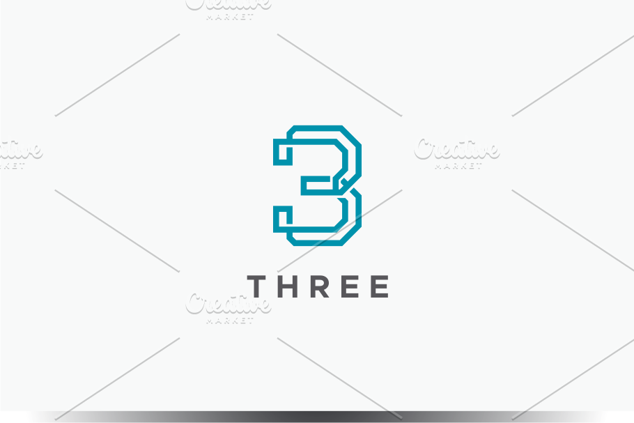 Three 3 Logo