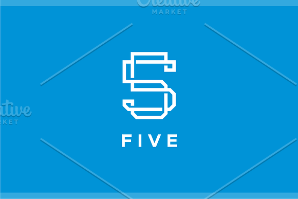 Five 5 Logo in Logo Templates - product preview 1