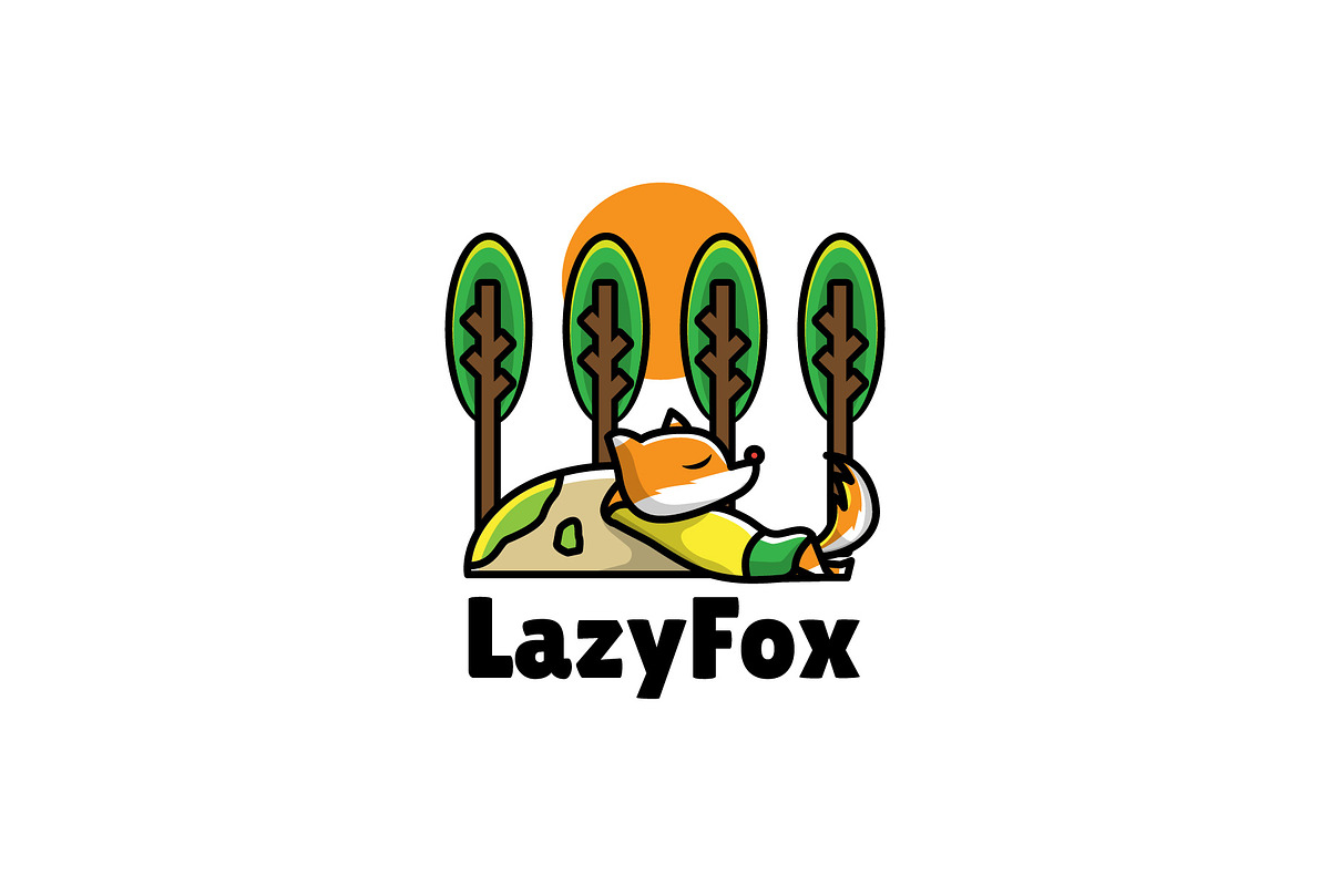 lazyfox - Mascot Logo in Logo Templates - product preview 8