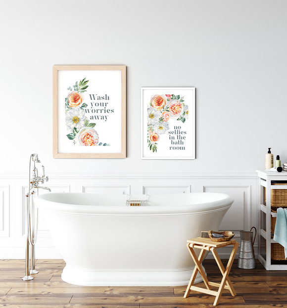Botanical Watercolor Luxury Florals in Illustrations - product preview 20