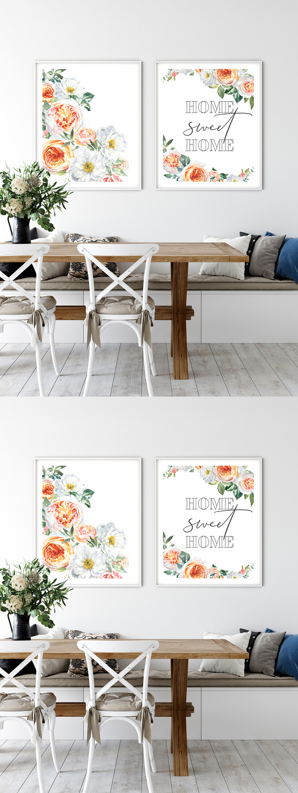 Botanical Watercolor Luxury Florals in Illustrations - product preview 21