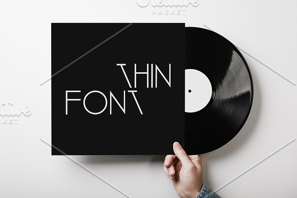 English minimal creative alphabet in Display Fonts - product preview 2