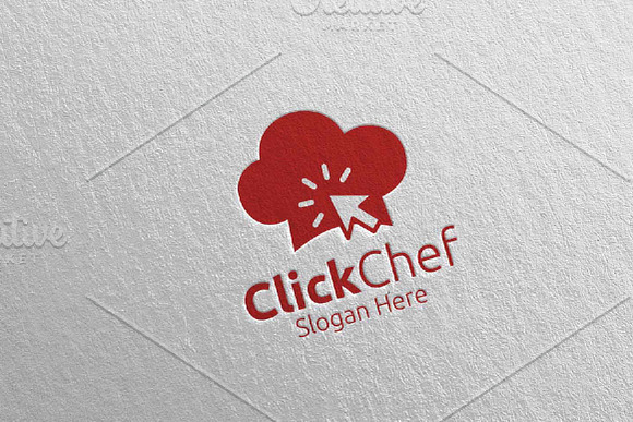 Click Food Logo Restaurant, Cafe 64 in Logo Templates - product preview 1