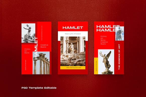 Hamlet - Social Media KIT Bundle in Instagram Templates - product preview 12